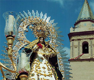 Calañas Pilgrimage in honor of Our Lady of the Coronada