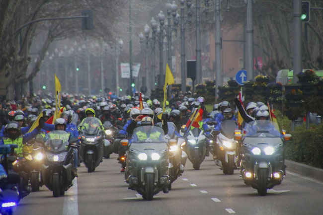 The first Pingüinos motorcycle rally was in 1982 with the presence of 320 bikers.