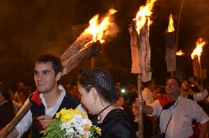 Fallas in honor of the Virgen de Ribera