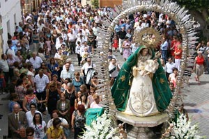 Fiestas in honour of the patron saint of Nuestra Señora del Rosario in Agüimes