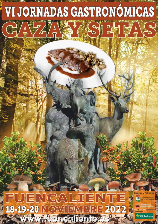 Programa de Jornadas Gastronómicas de Caza y Setas en Fuencaliente Programa de Jornadas Gastronómicas de Caza y Setas en Fuencaliente