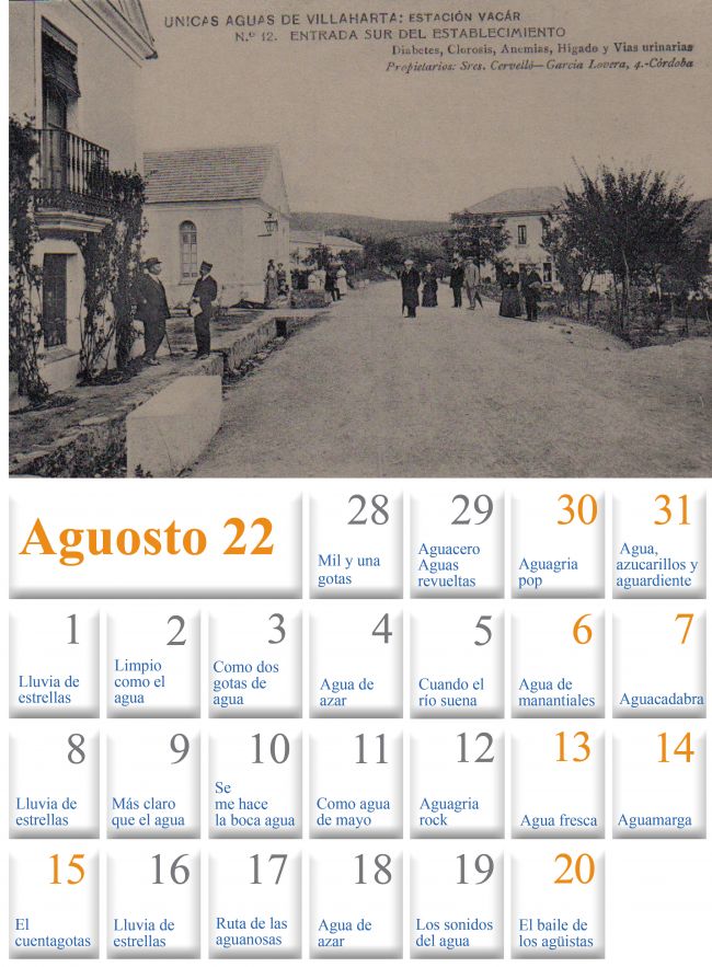 Programa de Aguosto Programa de Aguosto