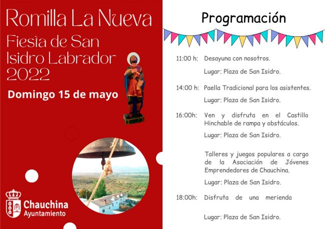 Programa de San Isidro en Romilla la Nueva Programa de San Isidro en Romilla la Nueva