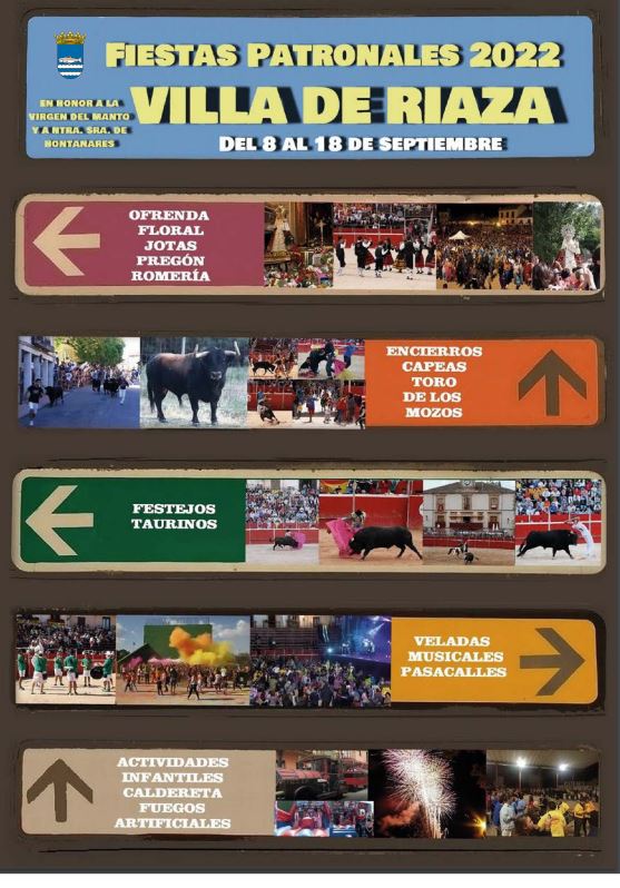 Programa de Fiestas Patronales de Riaza Programa de Fiestas Patronales de Riaza