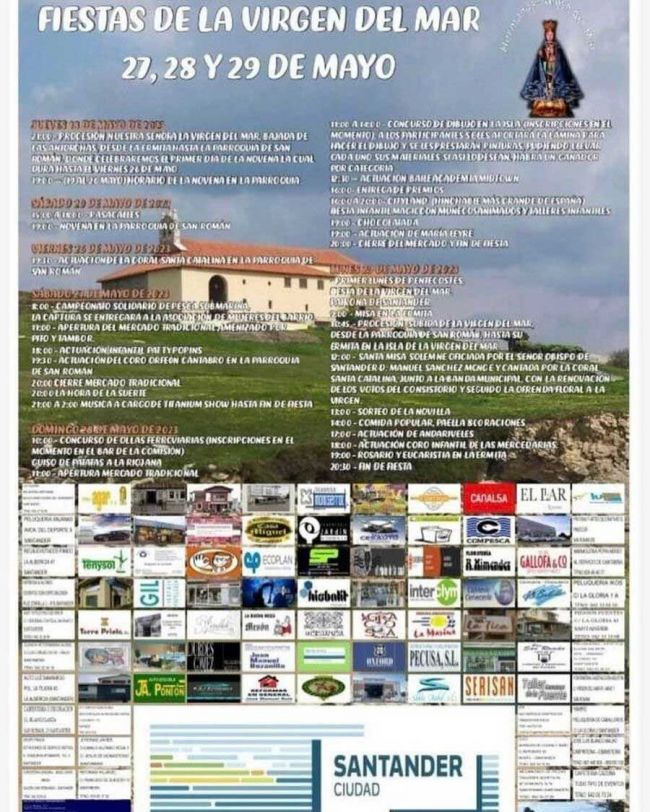 Programa de Fiestas de la Virgen del Mar de Santander Programa de Fiestas de la Virgen del Mar de Santander