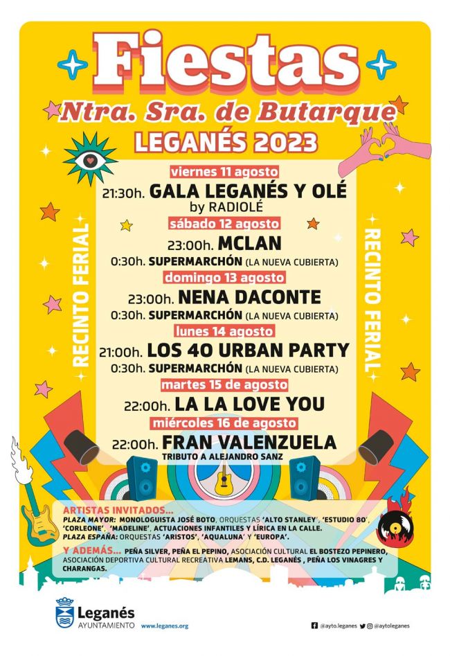 Programa de Fiestas de Leganés Programa de Fiestas de Leganés