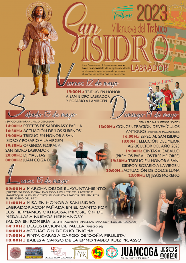 Programa de San Isidro Labrador en Villanueva del Trabuco Programa de San Isidro Labrador en Villanueva del Trabuco