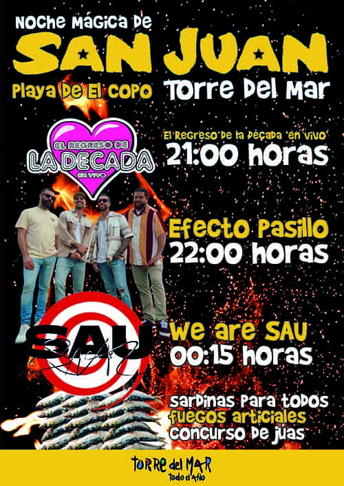 Programa de San Juan en Torre del Mar Programa de San Juan en Torre del Mar