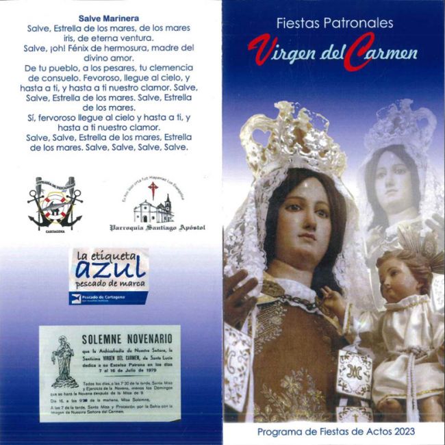 Programa de Virgen del Carmen en Cartagena Programa de Virgen del Carmen en Cartagena